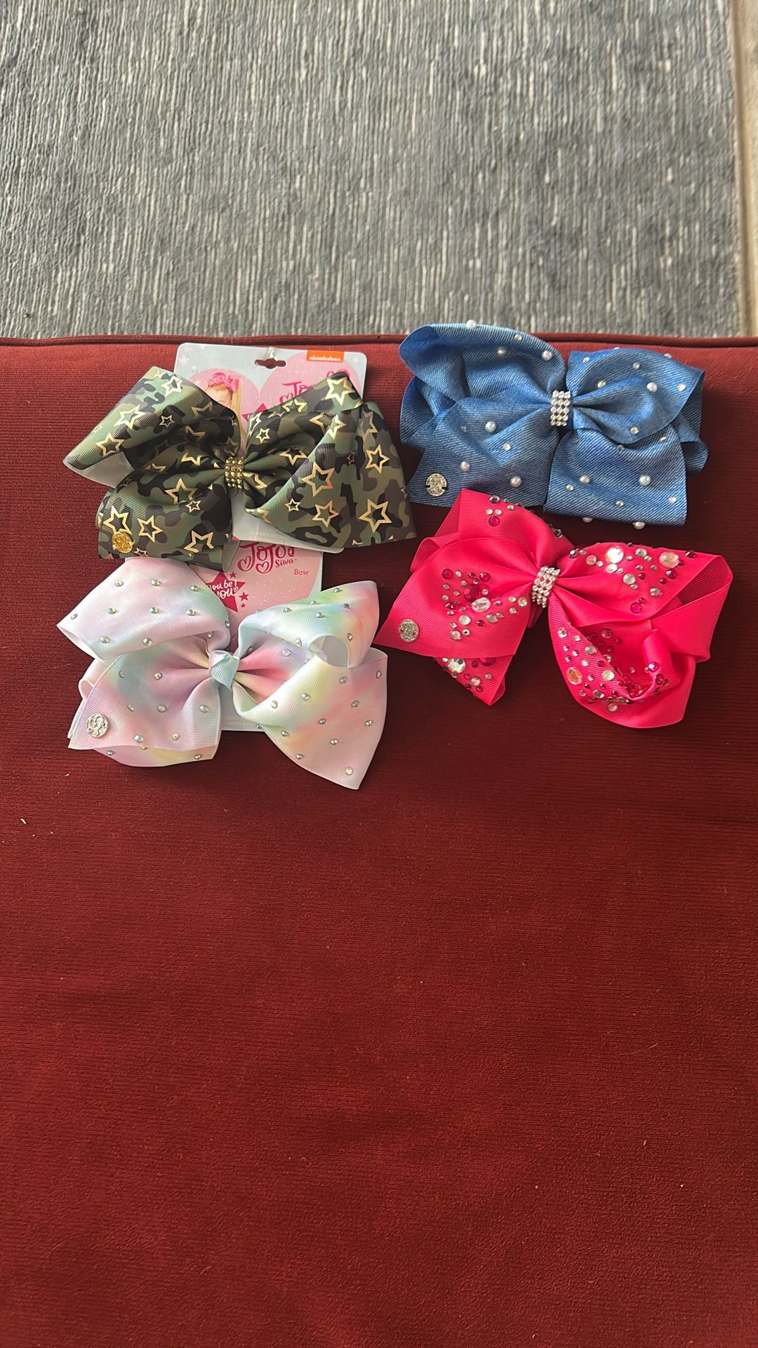 4 Pack Of Jojo Siwa Bows