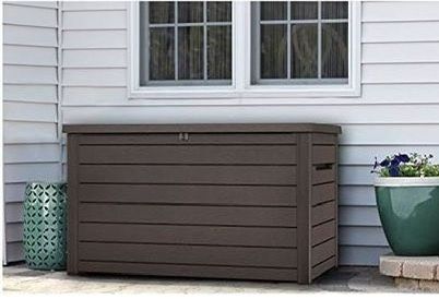 Keter XXL 230 Gallon Plastic Deck Box Storage Container NEW