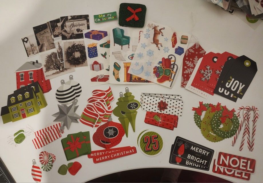 Christmas Crafting Embrllishment Lot BNWOT