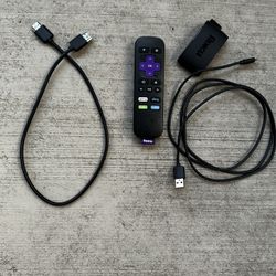 Roku Stick With Remote, Power Cord And HDMI 