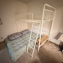 Twin Metal Loft Bed