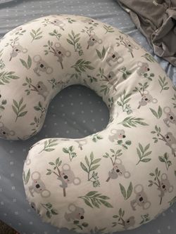 Nursing Pillow with Koala Print Cover