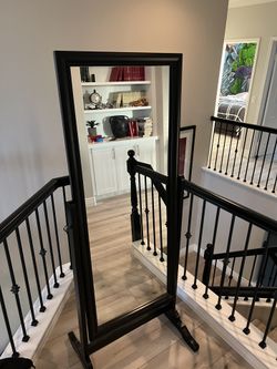 Mirror With Black Frame