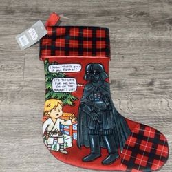 Star Wars Stocking-Luke And Darth Vader 