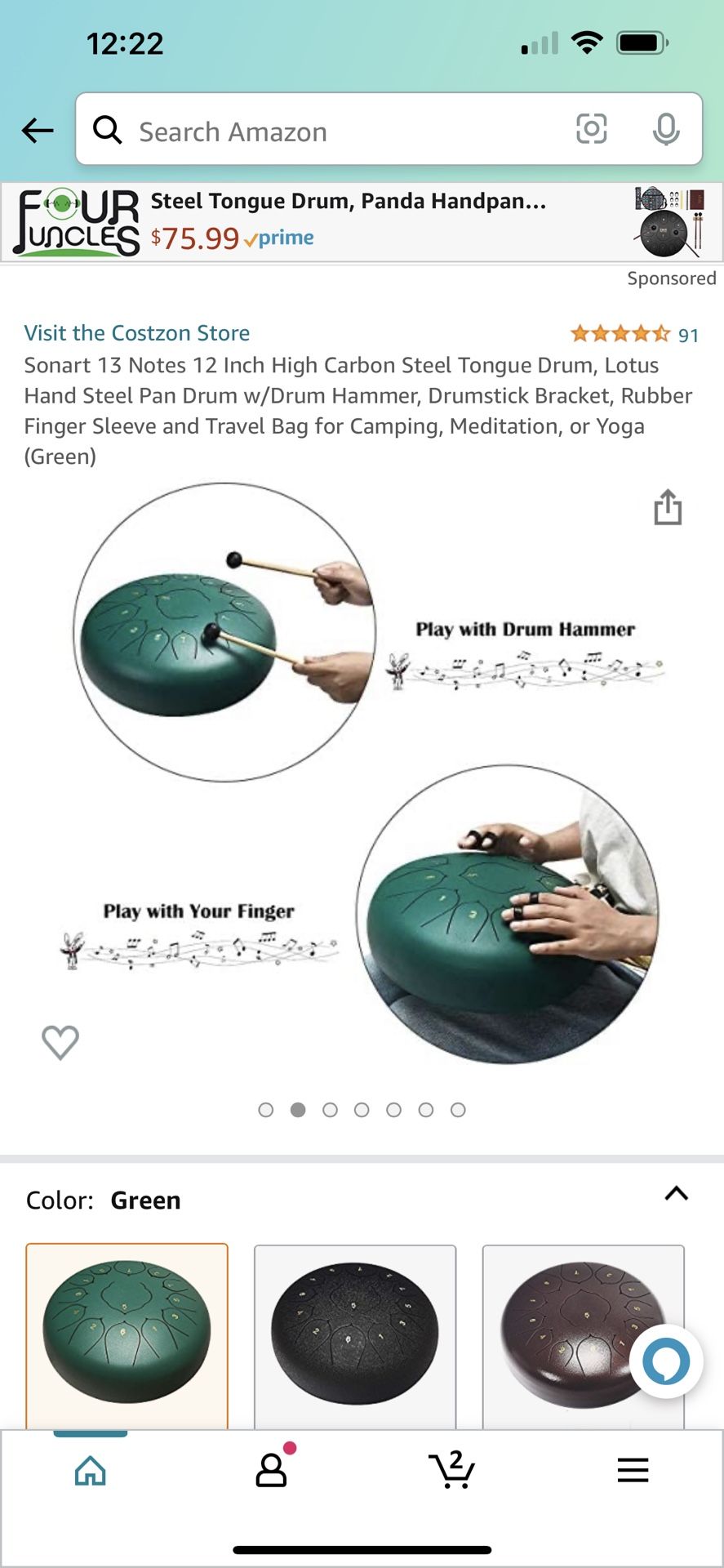 Gorgeous Drum Set For Meditation 