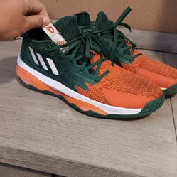 Adidas Basketball Shoes(Miami Hurricanes)