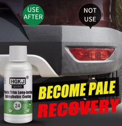 50ML Plastic Trim Restore Long-lasting Hydrophobic Coating Car Care Clean Parts