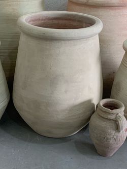 Terra cotta amphora planter