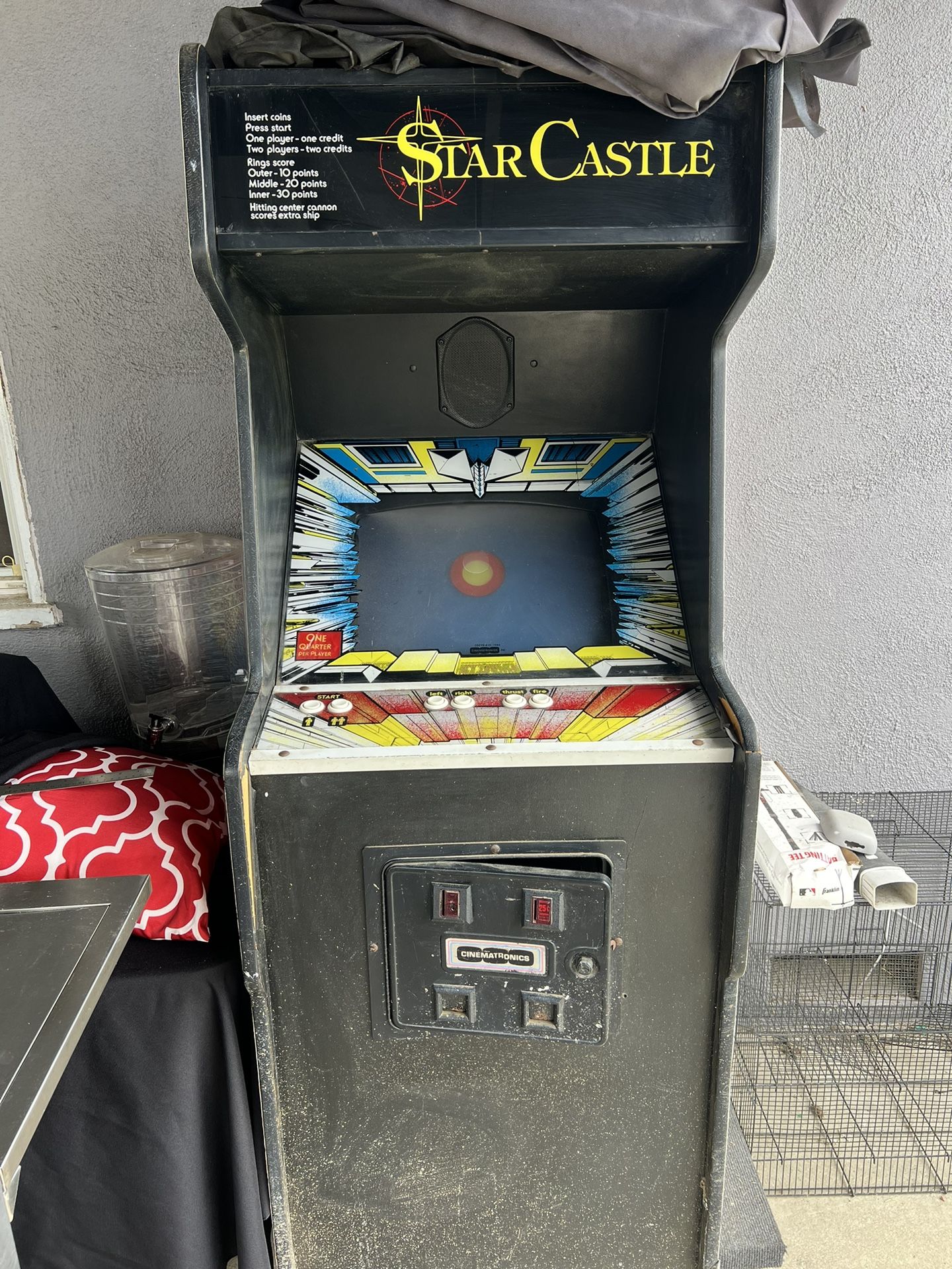 Star Castle Vintage Arcade Game 