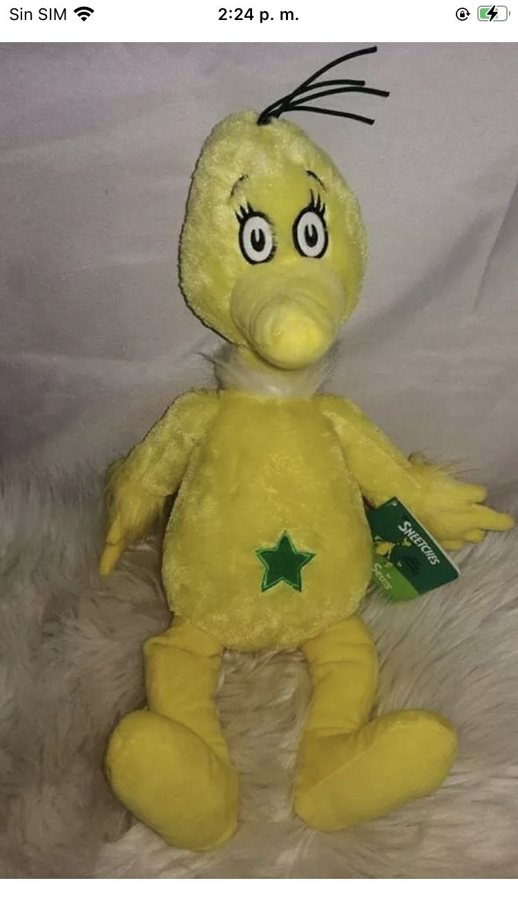 Kohls Cares Dr Seuss Sneetches Yellow Bird Plush Stuffed Animal 2016