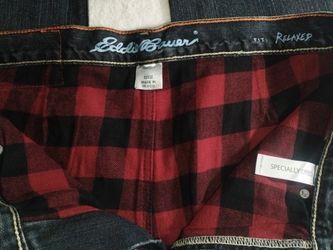 Eddie Bauer - Flannel Lined Jeans 32x32