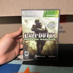 Call of Duty 4 Modern Warfare 1 Xbox 360 (CIB)
