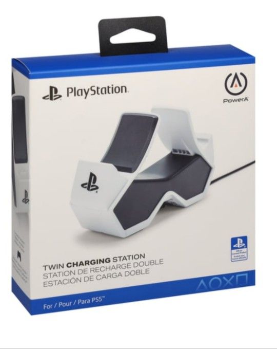 PlayStation Dual Charger AND earbuds