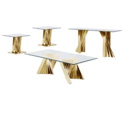 Coffee Table 4 Piece Luxury Set