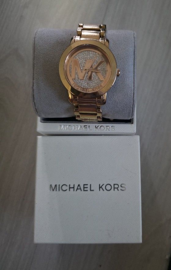 Michael Kors Diamond Gold Watch