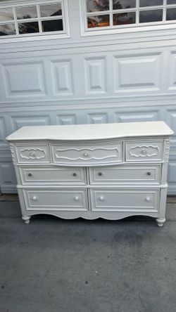 White dresser