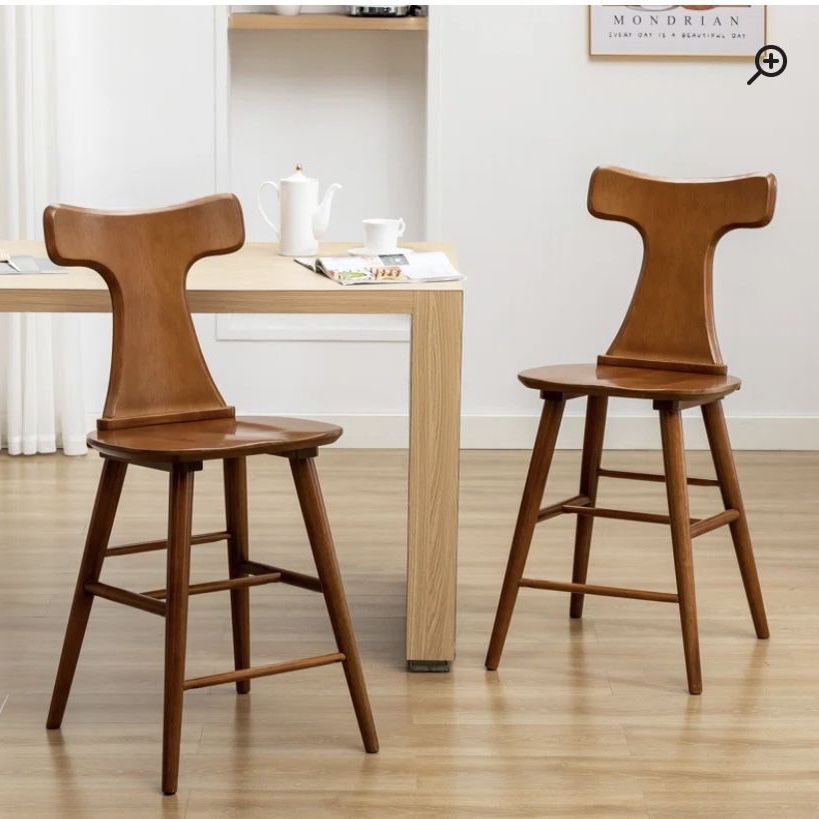Solid Wood Counter Stools