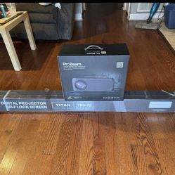 8k Pro Beam Projector & Rise Screen