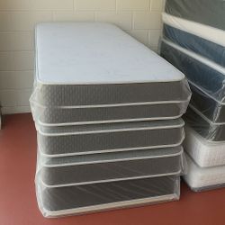 Twin Size Mattress 10 Inches Thick Excellent Comfort Also Available: Full, Queen And King New From Factory Delivery Available