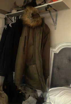 Army green men’s EVERLAST PARKA XXL