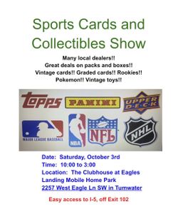 Tumwater Sports Card Show