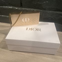 Authentic Christian Dior Gold Clutch 