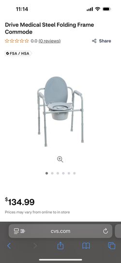 Drive Folding Steel Commode