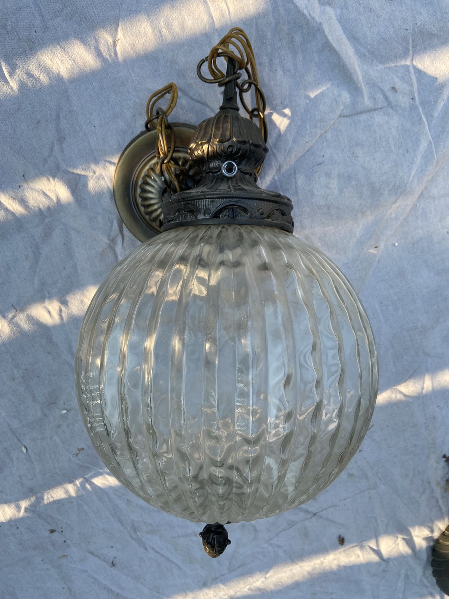 Vintage Light fixture From Underwriters Laboratories Inc