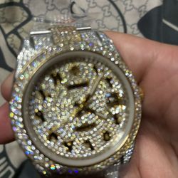 Moissanite Highest Quality ✅two Tone Gold Silver