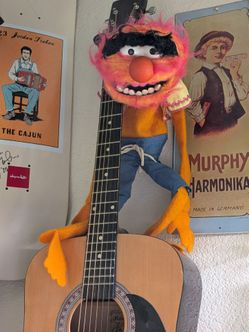 Vintage 1978 Fisher Price Muppet Show Animal Plush Hand Puppet 854 Jim Henson