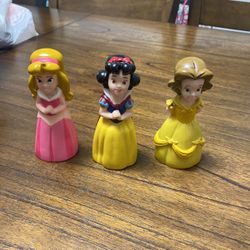 Three 5” Disney Princesses