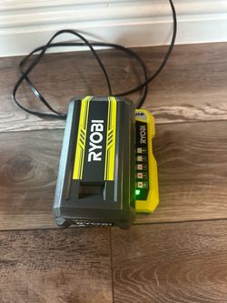 RYOBI 40V 4Ah Battery + Fast Charger – $80