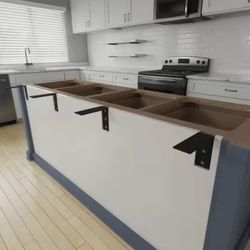  Countertop Support Bracket, Shelf L Bracket 