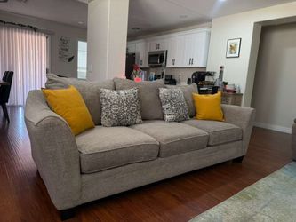 Gray Oversized Couch