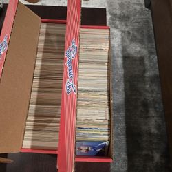 Baseball Football Basketball Hockey Cards 2 Long Boxes