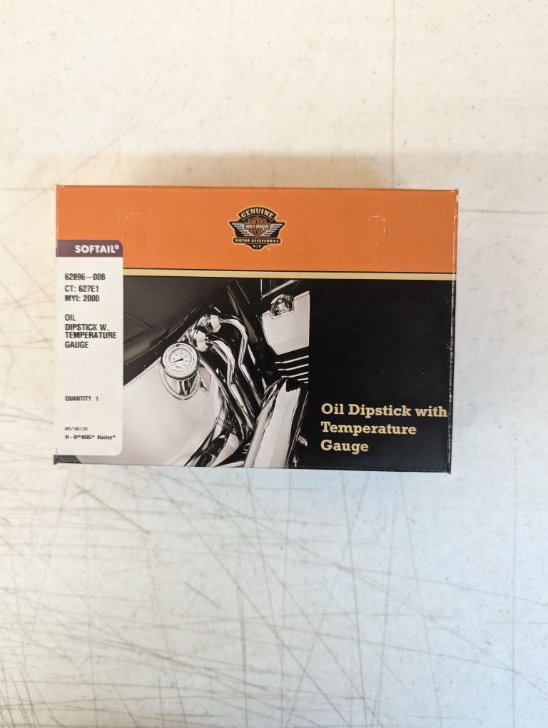 Harley Davidson 62896-00B Oil Dipstick Temperature Gauge For '00-'17 Softail
