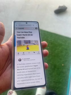Trade for iPhone 15 pro max unlocked/  Samsung Galaxy Z Fold Smartphone