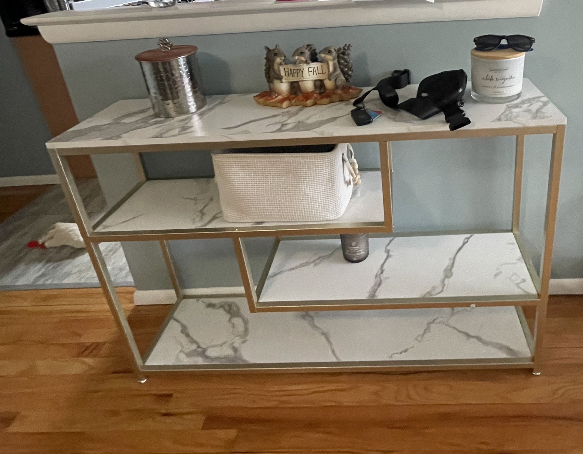 Console table Marble/gold