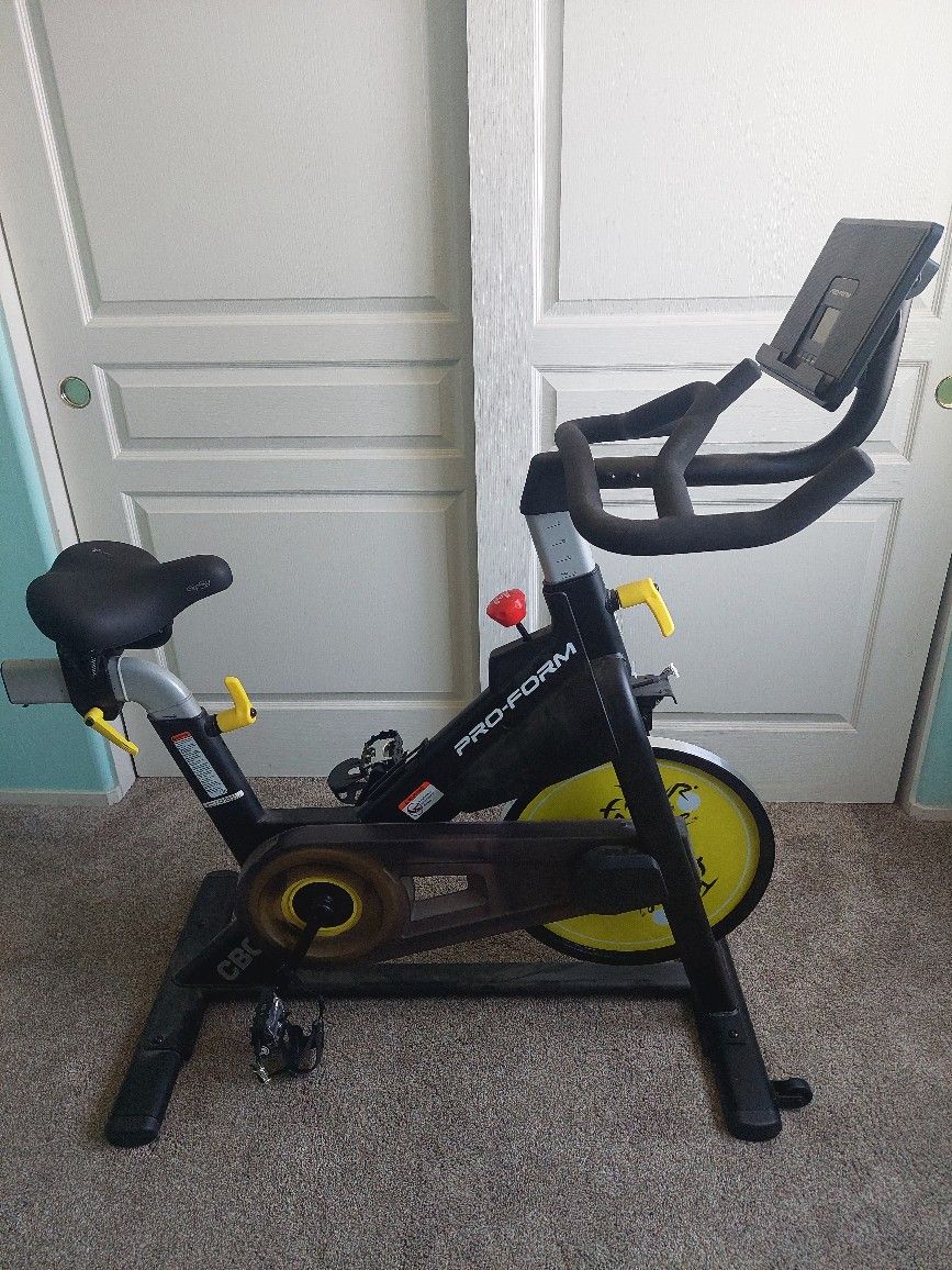pro- form exercise bike open box never used you can adjust it
