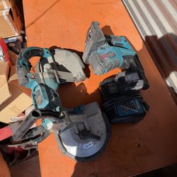 Makita 18v Band Saw/ Hammer Drill 