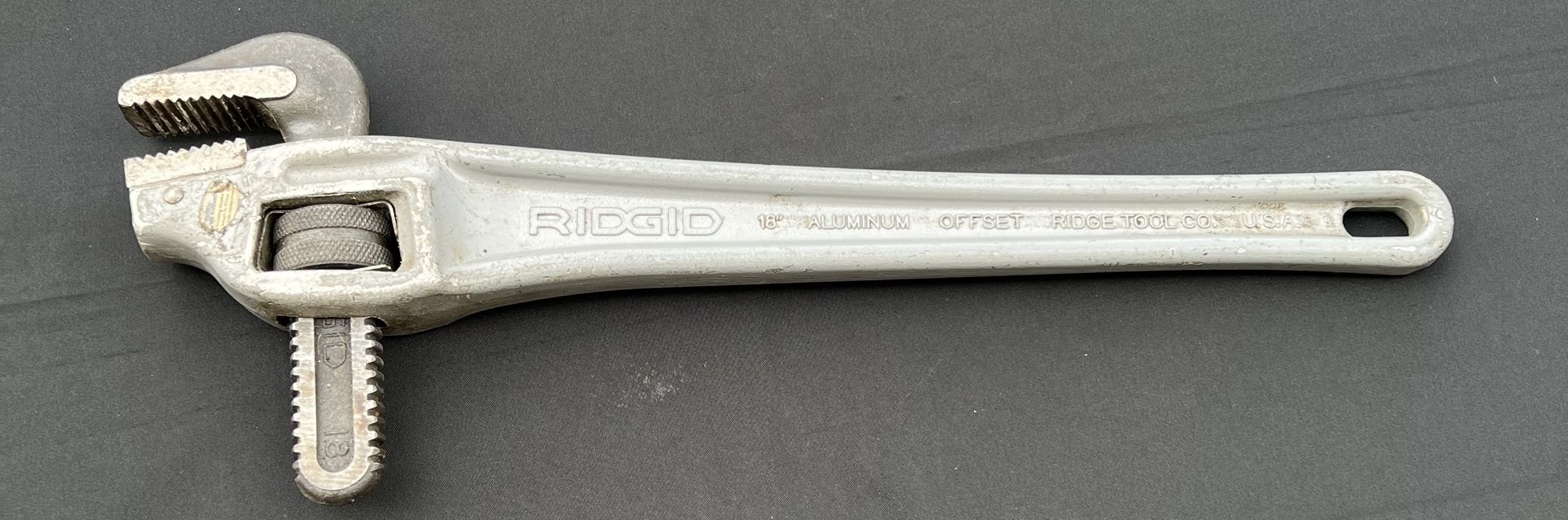 RIDGID Aluminum Offset 18-inch Plumbing Pipe Wrench