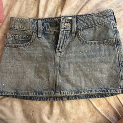 Hollister Shiny Mini Skirt 