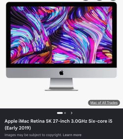 iMac 27inch 5k Retina display 1tb fusion
