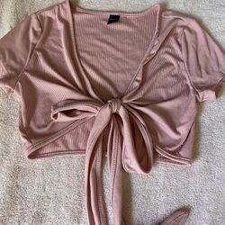 Pink Crop Top