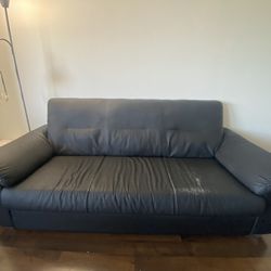 3 Seater Black Sofa
