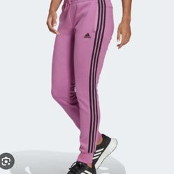 Adidas Women Size Small Purple Slim Fit Joggers
