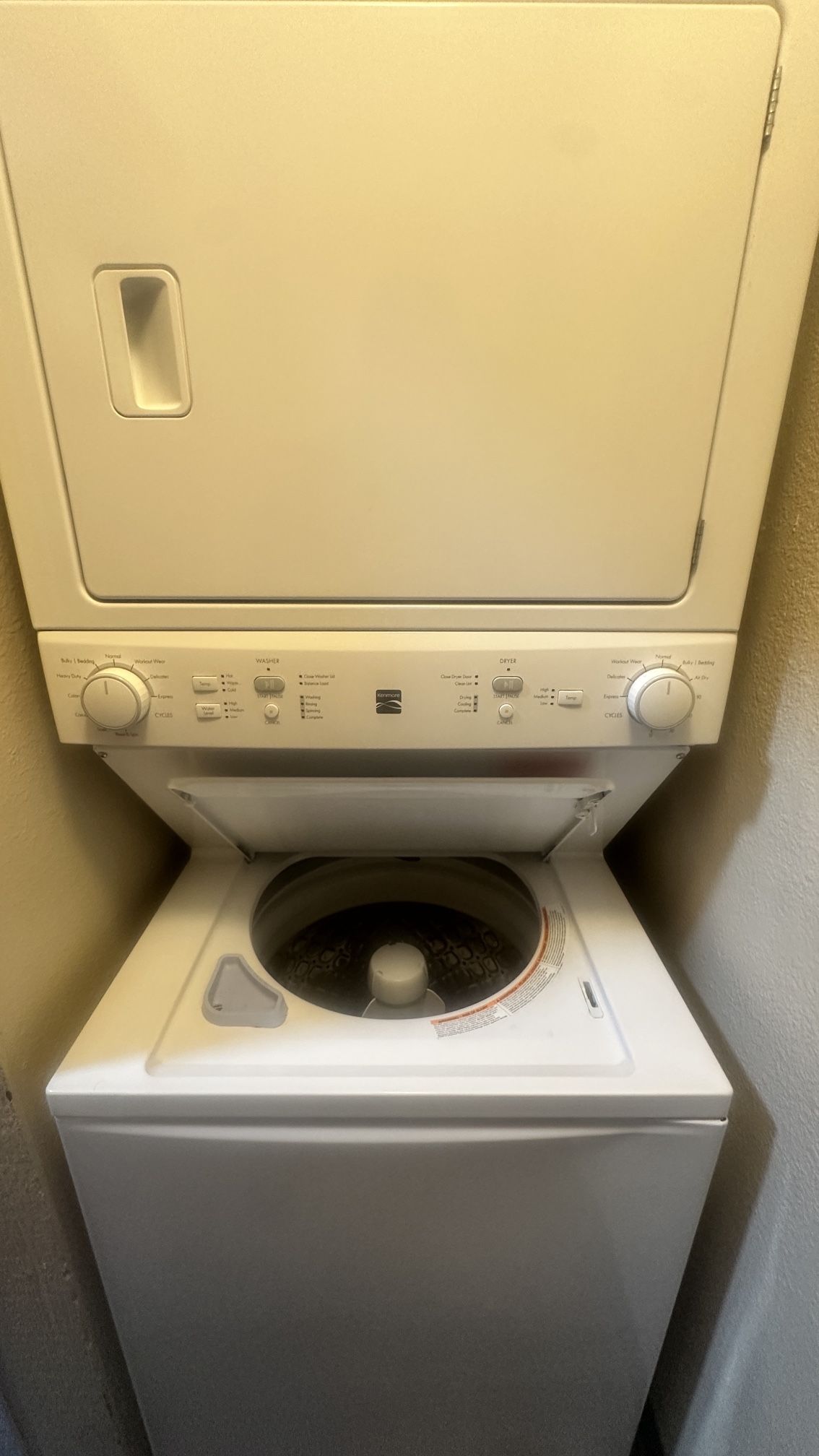 Stacked Washer & Dryer