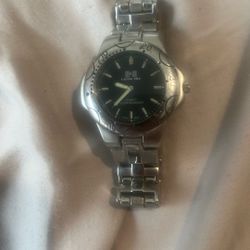 Calvin Hill Watch Men Stainless Steel Silver Water Resist