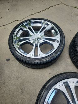 VCT 20" Rims With Tires 245/35Z/20