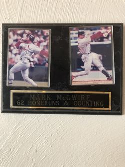 Mark McGwire wall plaque